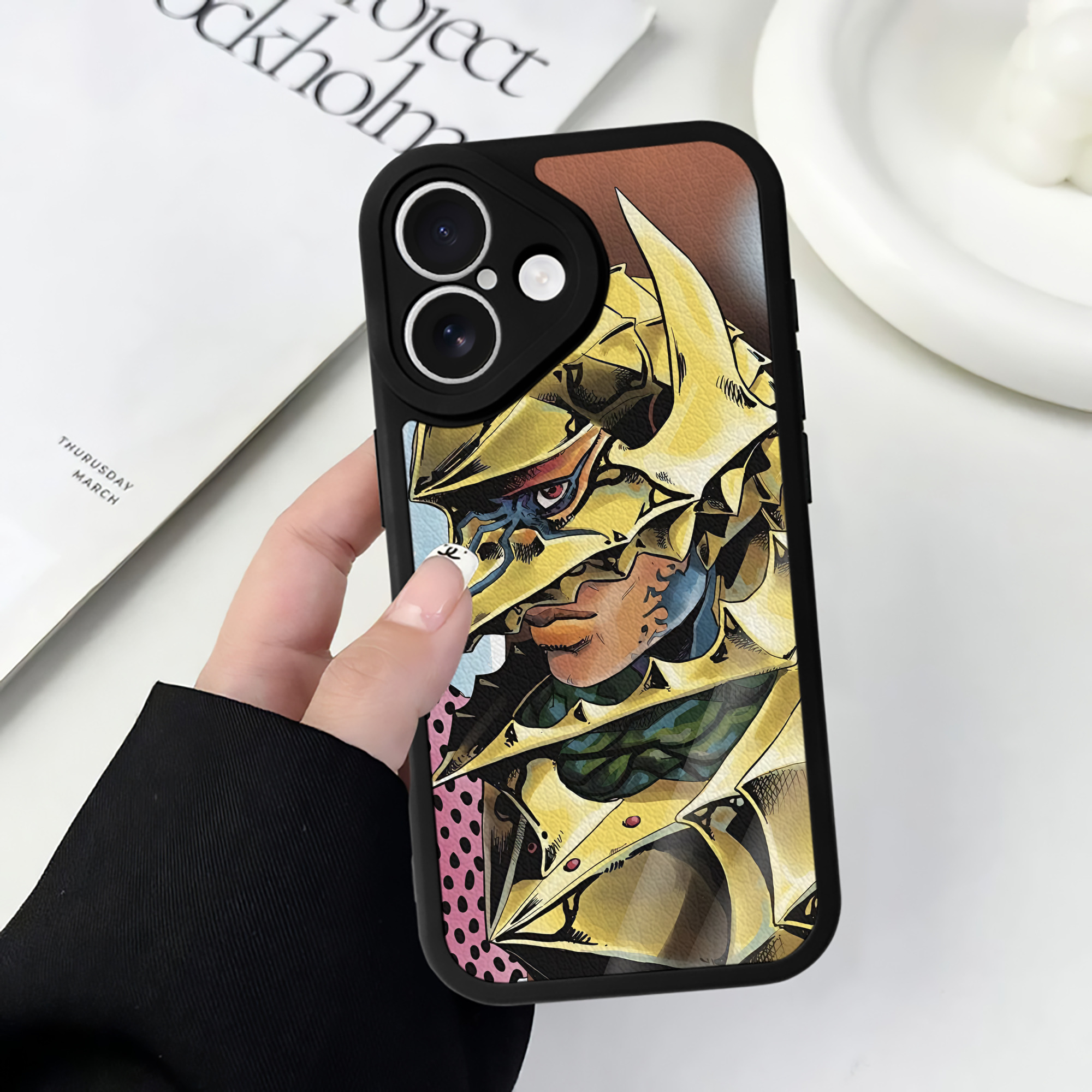 （画像用） 北斗の拳 Fist of the North Star 【iPhone 16シリーズ対応】シリコンスマホケース（レザー調） 材質：シリコン